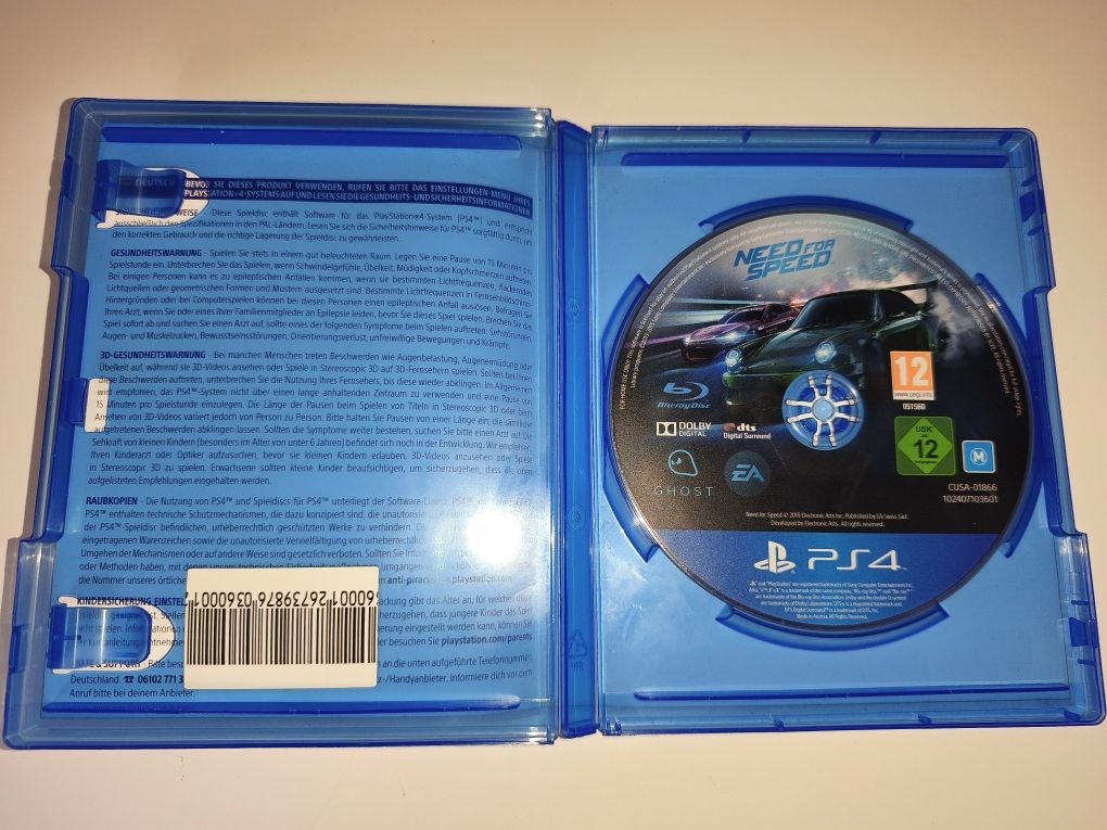 Gra Ps4 Need for speed gry PlayStation 4 Sniper UFC GTA Crash NFS GT7