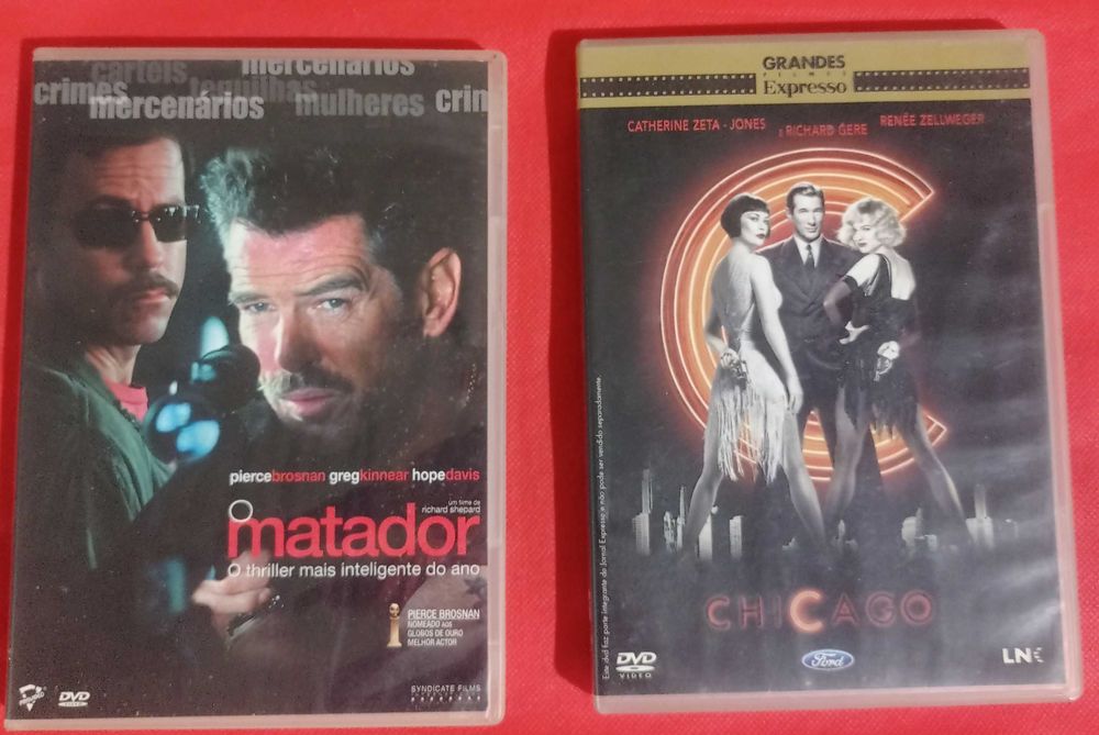 Filmes DVD vários (2 euros cada).