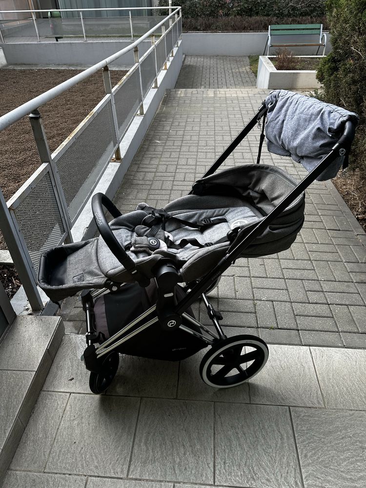 Wózek Cybex Priam 1.0 Msnhattan Grey gonfola i spacerówka plys gratisy