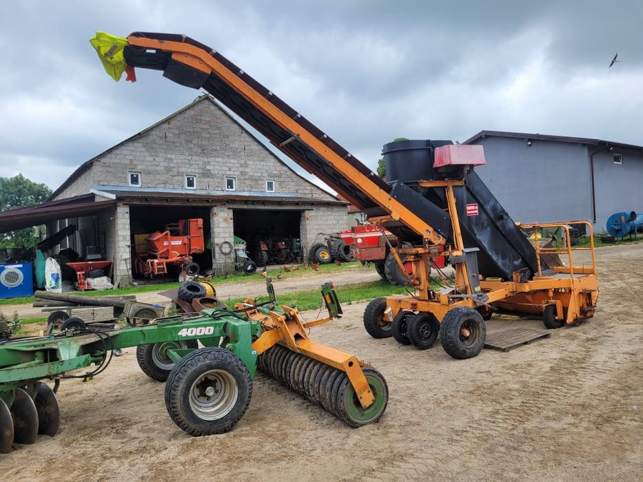 Pryzmownik podbierak pryzm taśmociąg załadunkowy