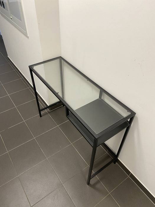 Ikea Vittsjo Biurko Stolik Szklany