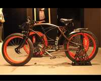 Red Pig rat custom bike
