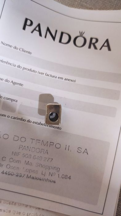 Conta/peça Pandora ORIGINAL com brilhantes