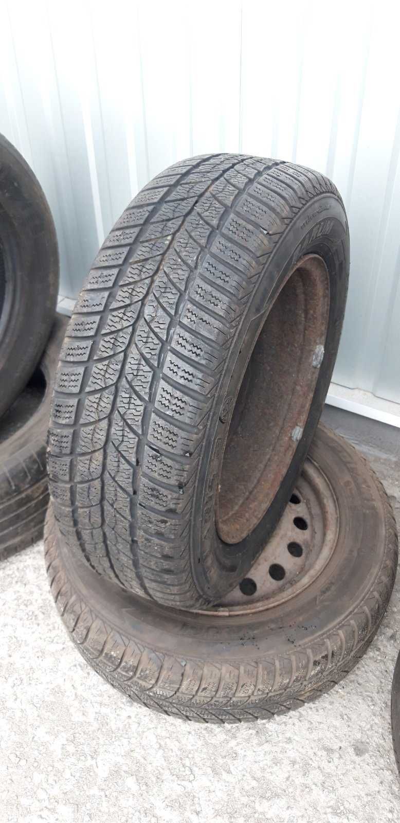 Резина R15  195 15 зимняя барум пара