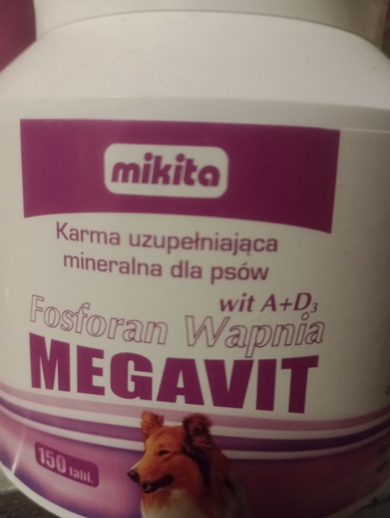 Mikita Fosforan wapnia Megavit 150 tabletek suplementy dla psa