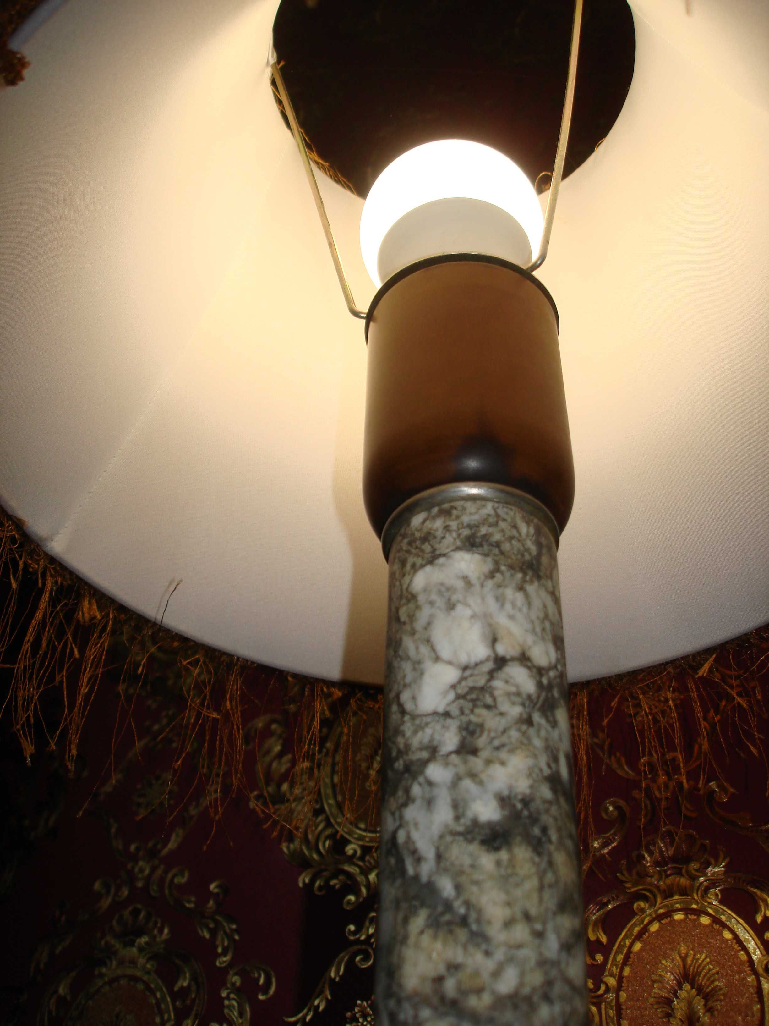 Лампа настольная мрамор советских времён