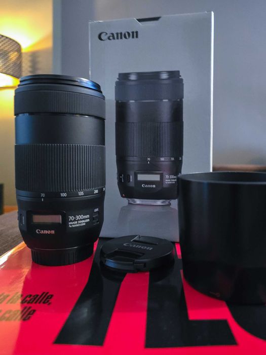 Objetiva Canon EF 70-300mm f/4-5.6 IS II USM — Excelente Estado!