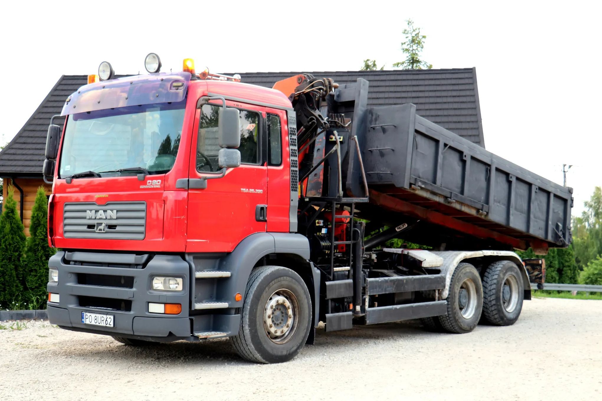 MAN TGA 26.390  MAN TGA 25.390 / HDS Palfinger / 6x4 / Hakowiec / SKRZYNIA