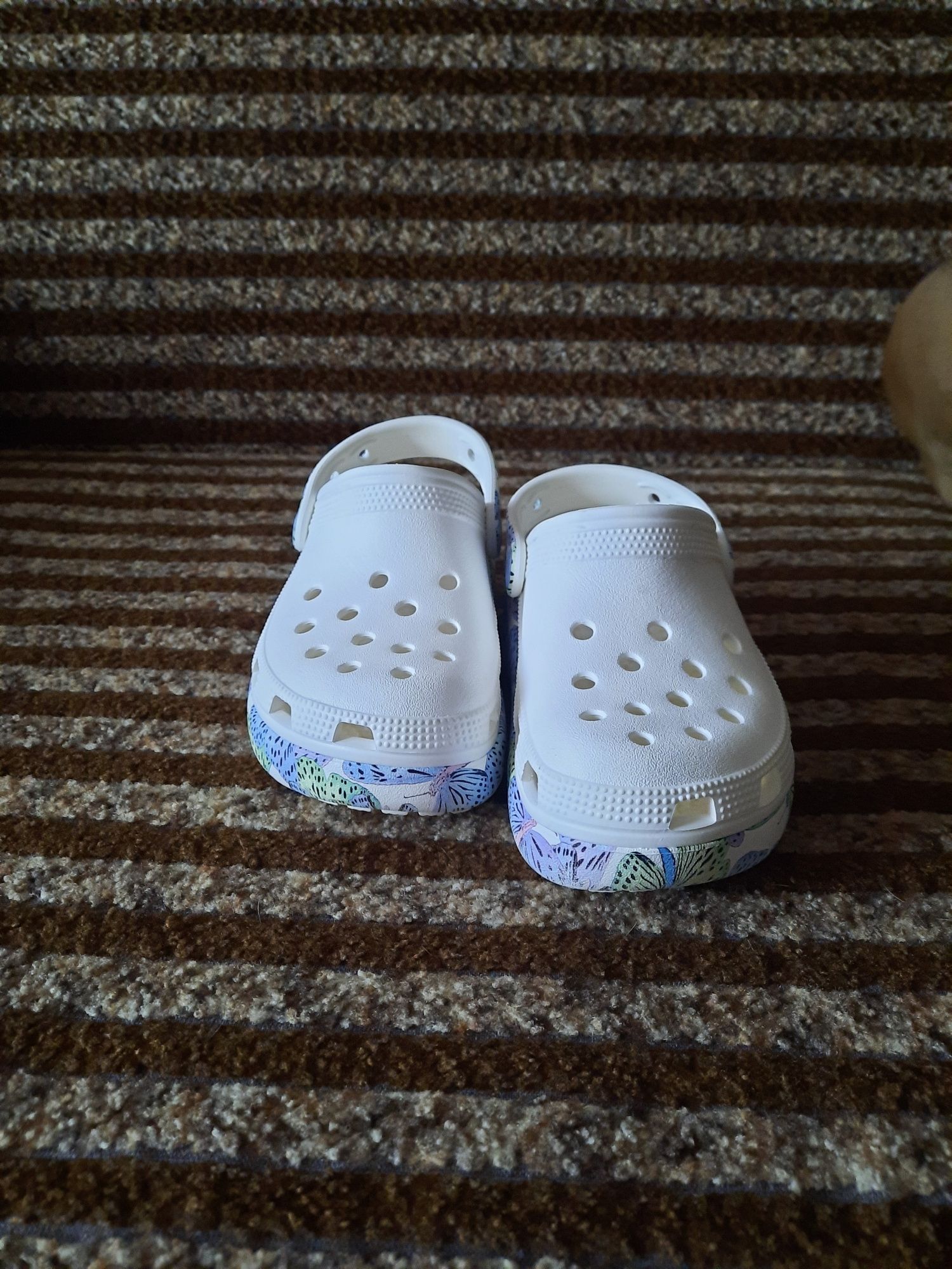 Дитячі сабо crocs Classic Cutie Butterfly Clog  White/Multi  C 12
