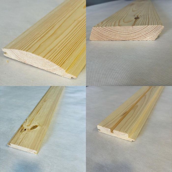 Deska elewacyjna: sosna, świerk, modrzew 19 i 28 mm