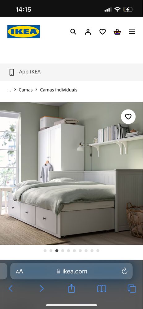 Cama ikea+colchão