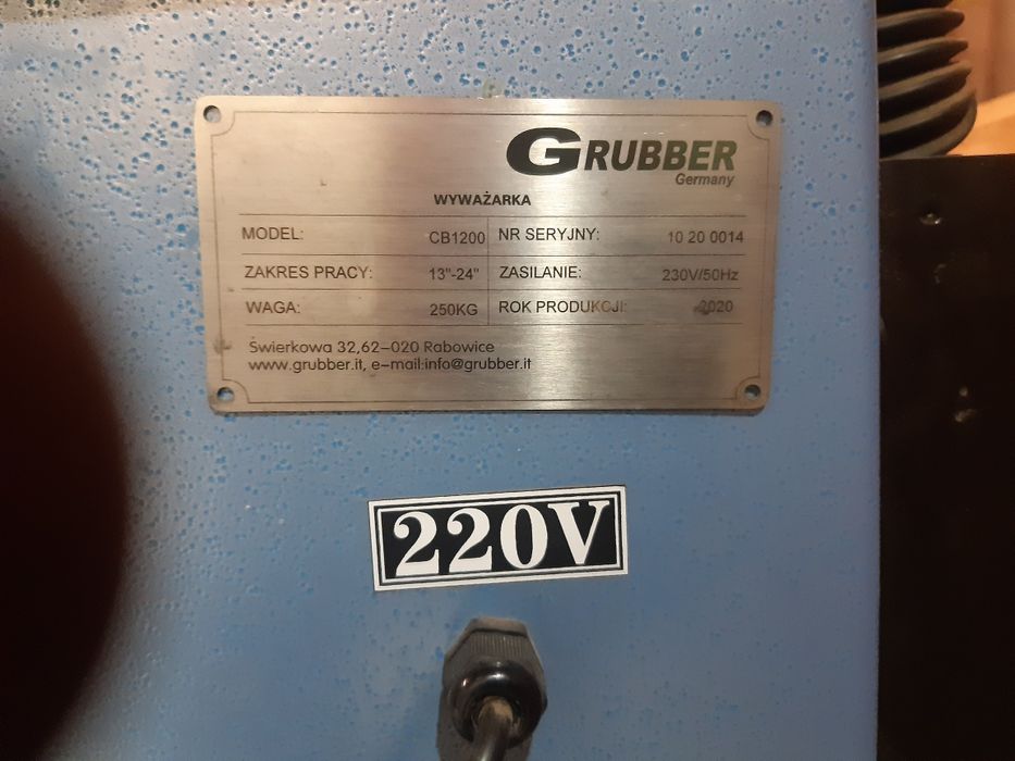 Wyważarka GRUBER gg 1200