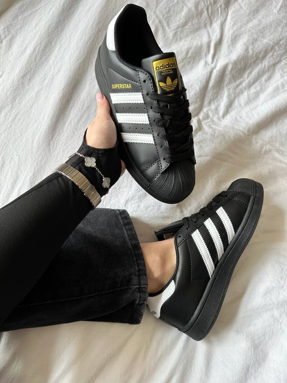 Кросівки Adidas Superstar 2W Black / White р36-45