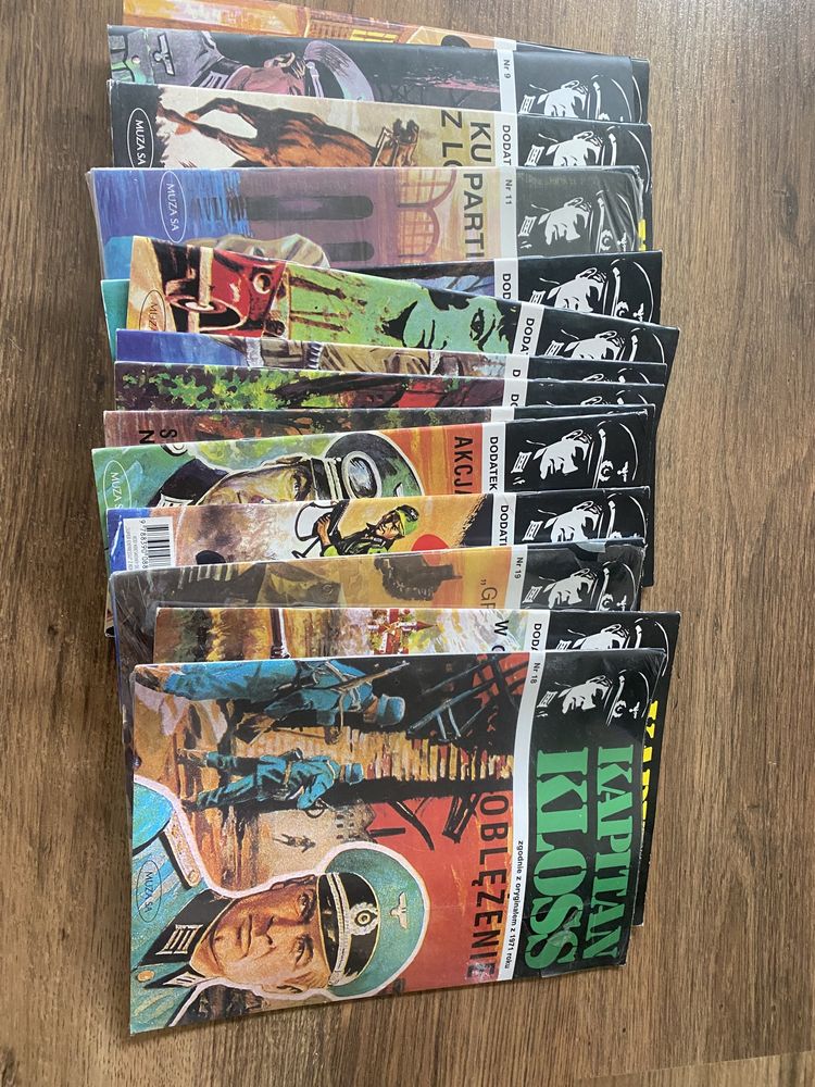 Komiks Kapitan Kloss od nr 1-20