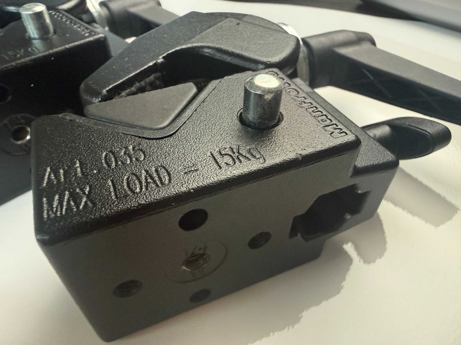 x3 Manfrotto MA 035 Super Clamp Uniwersalny Zasisk, Czarny