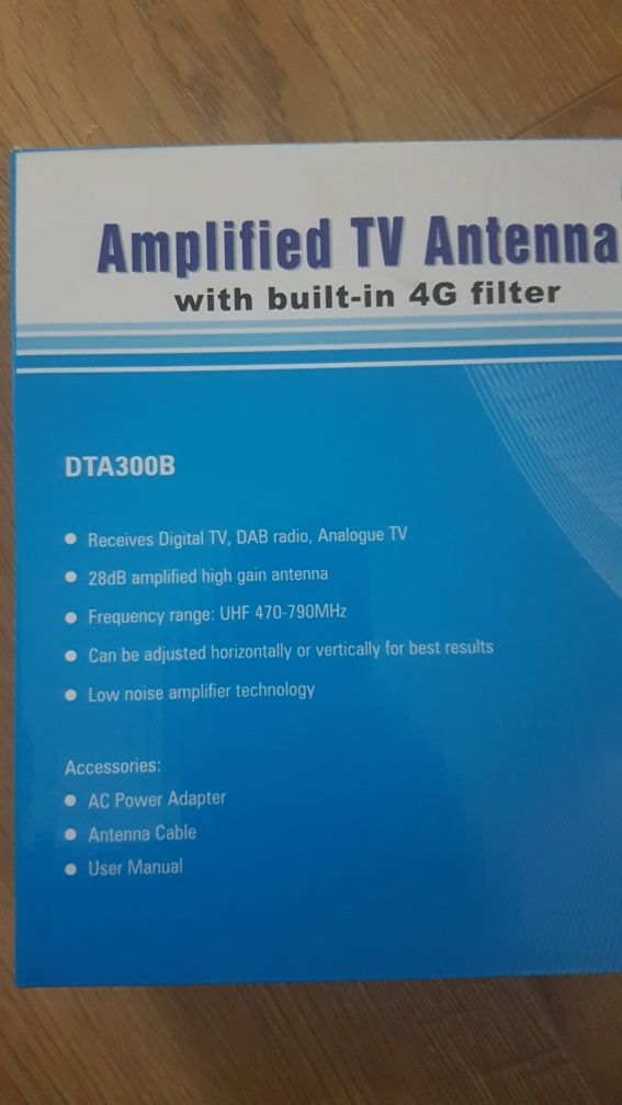 Antena pokojowa 4G filtr