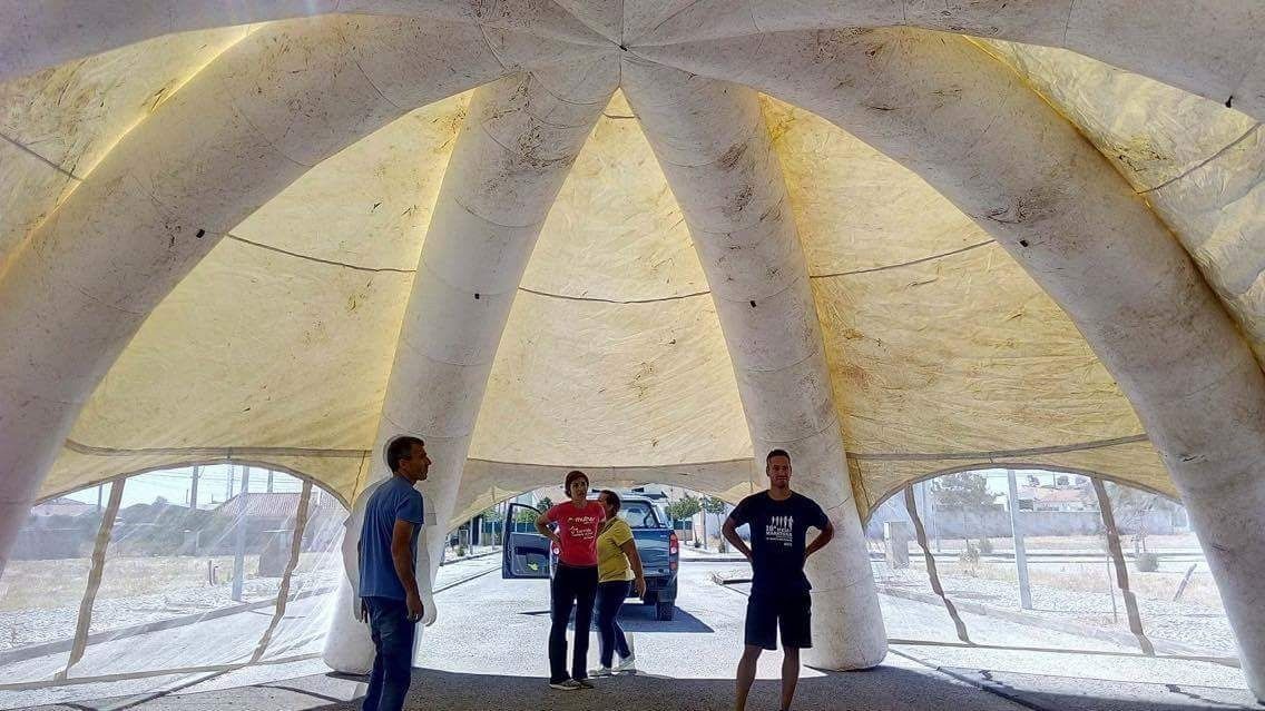 Tenda iglo XXL para desocupar