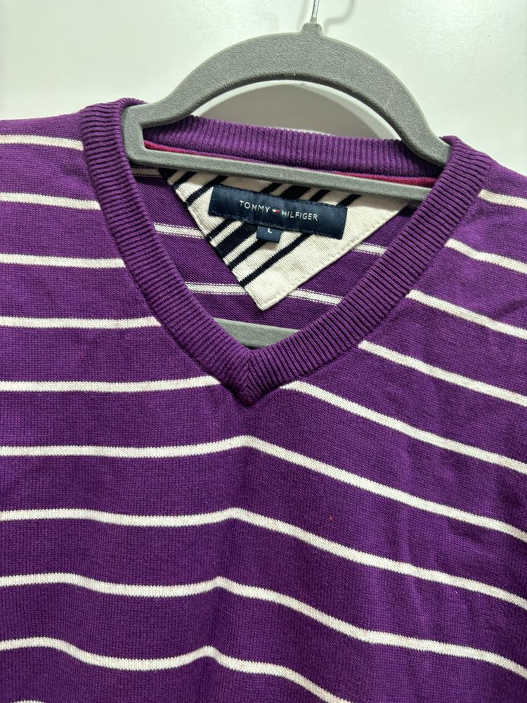 Fioletowy sweterek Tommy Hilfiger