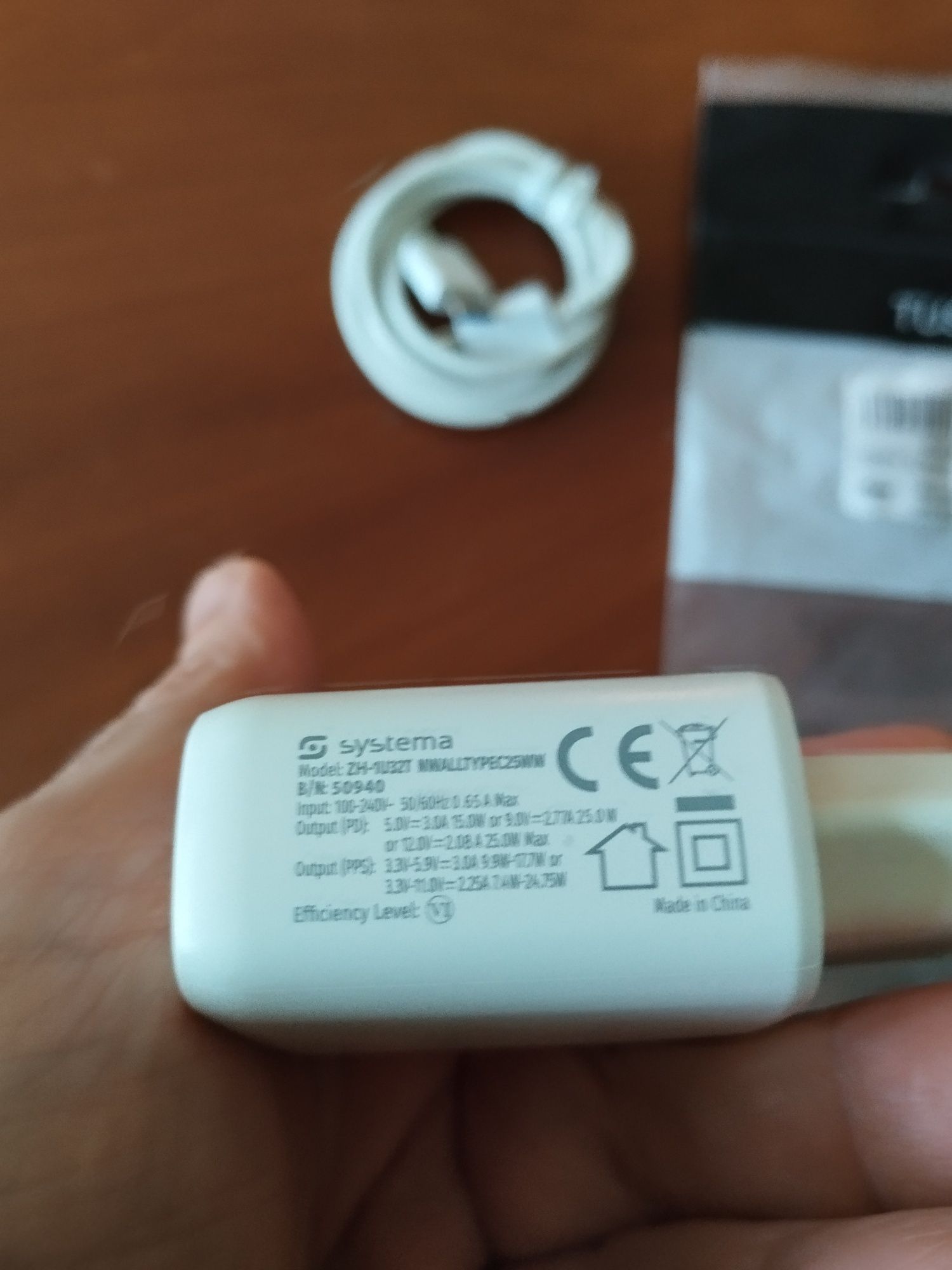 Carregador + cabo carga rápida iPhone, Samsung