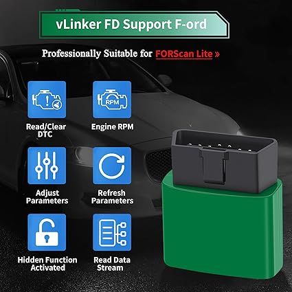 Vlinker Fd Bluetooth – Profesjonalny Czytnik Kodów Obd2 Do Forscan
