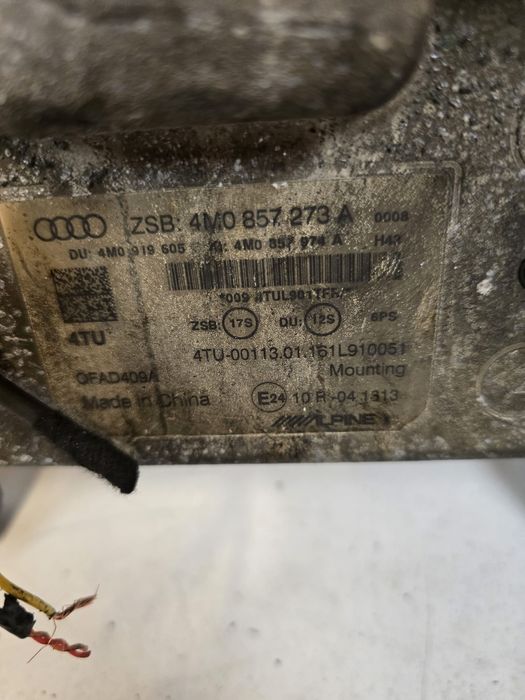 Wyswietlacz ekran winda radia audi q7 4m mib