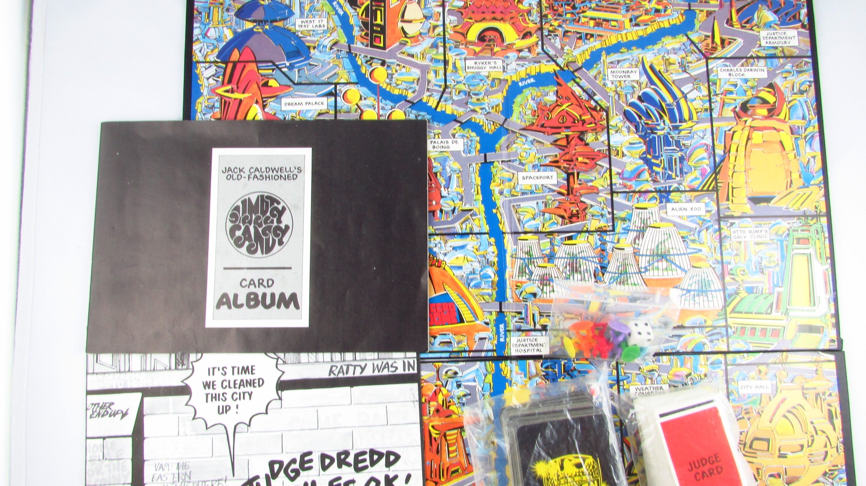 GAMES WORKSHOP - Judge Dredd Gra Planszowa 1982 r.