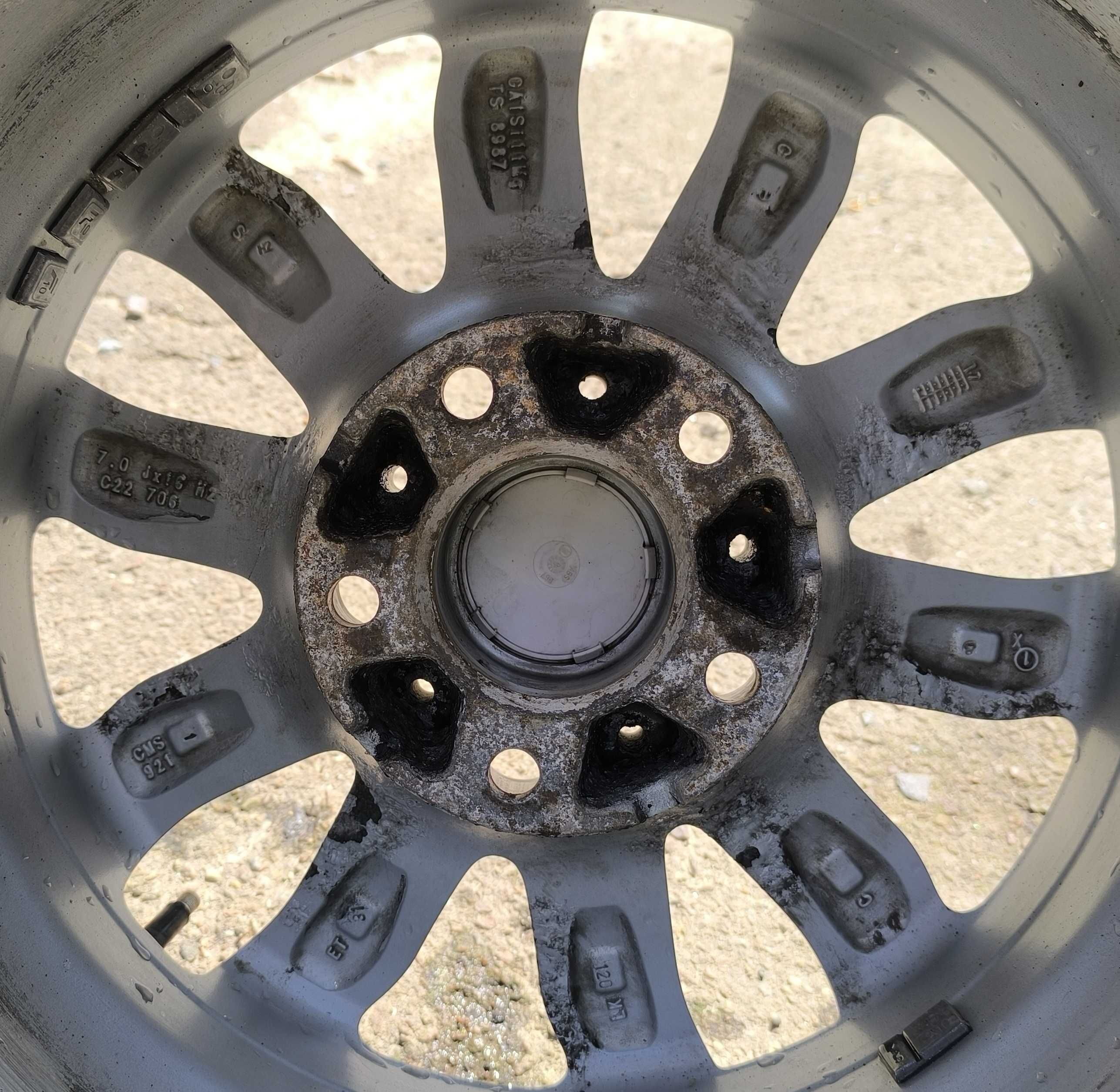 Диск 5x120 R16 ET31 титани Opel Vivaro Trafic Primastar