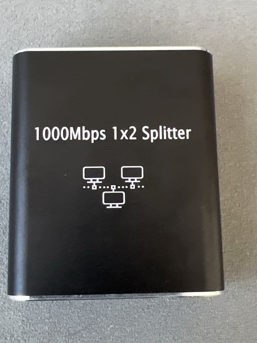 Rozdzielacz Ethernet 1 do 2 wyjść 1000 Mb/s,-Nowe#9