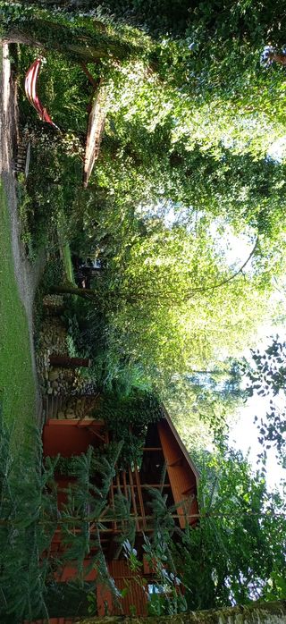 Domek nad jeziorem. Kajak, łódka. Ślesin, Licheń.