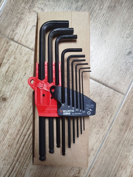 Набір шестигранників WURTH ZEBRA 1.5 - 10 мм