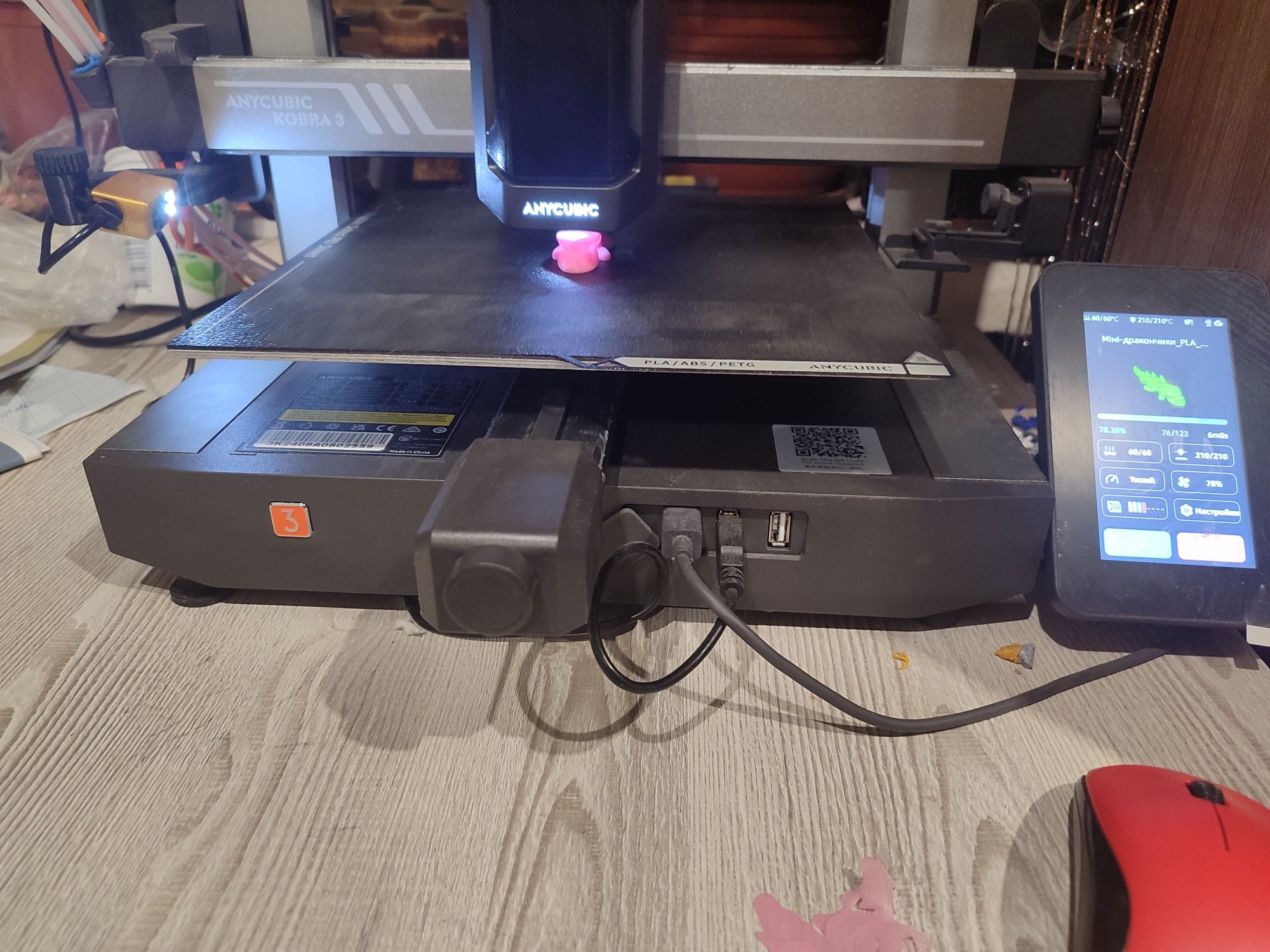 3D принтер Anycubic Kobra 3 Combo з камерою