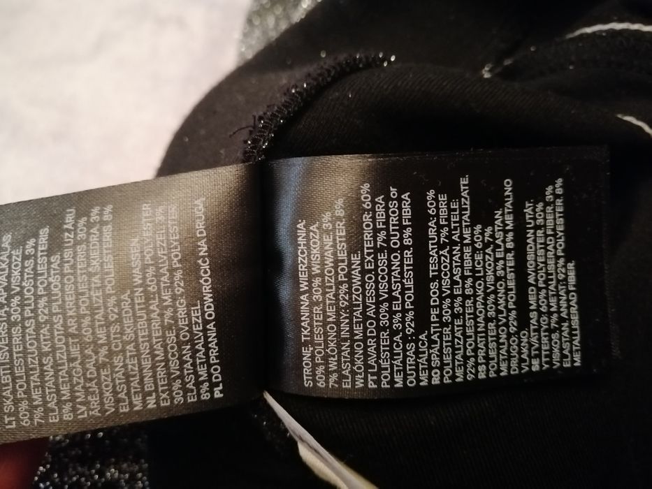 Legginsy dziewczęce H&M rozmiar 140