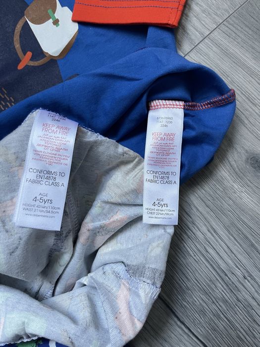 Дитяча піжама Bluezzo, на 4-5 років (104-110 см). НОВА.