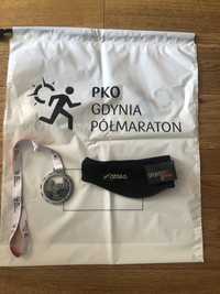 „Gdynia Półmaraton 2024” - zestaw gadżetów - torba + opaska + medal