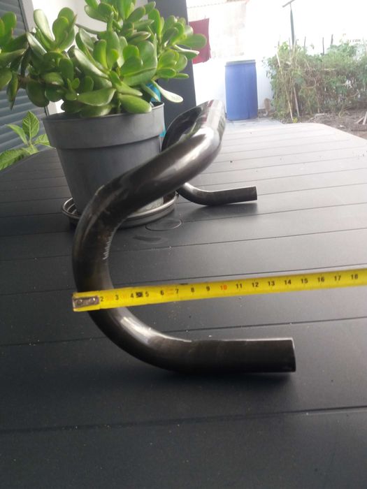 Guiador de estrada 3T em carbono, cabos internos