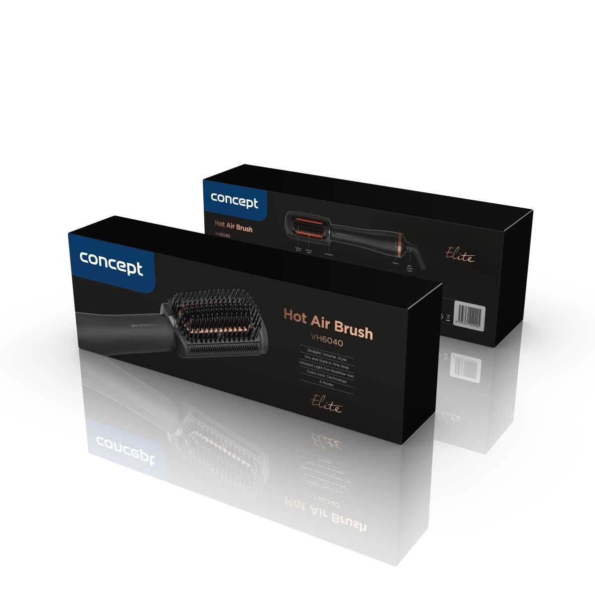 Szczotka prostująca włosy Ionic Infrared Boost Concept VH6040 ELITE