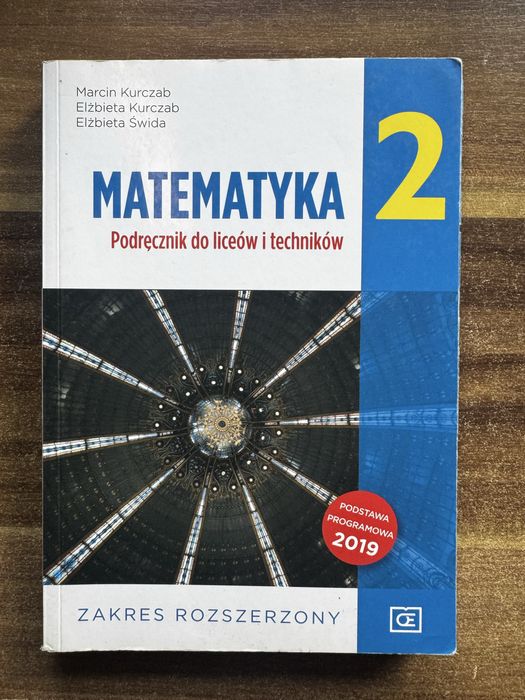 Podręcznik z matematyki klasa 2 liceum/ technikum pazdro rozszerzenie