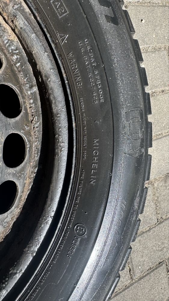4x opony 15’  zimowe z felgami 5x112