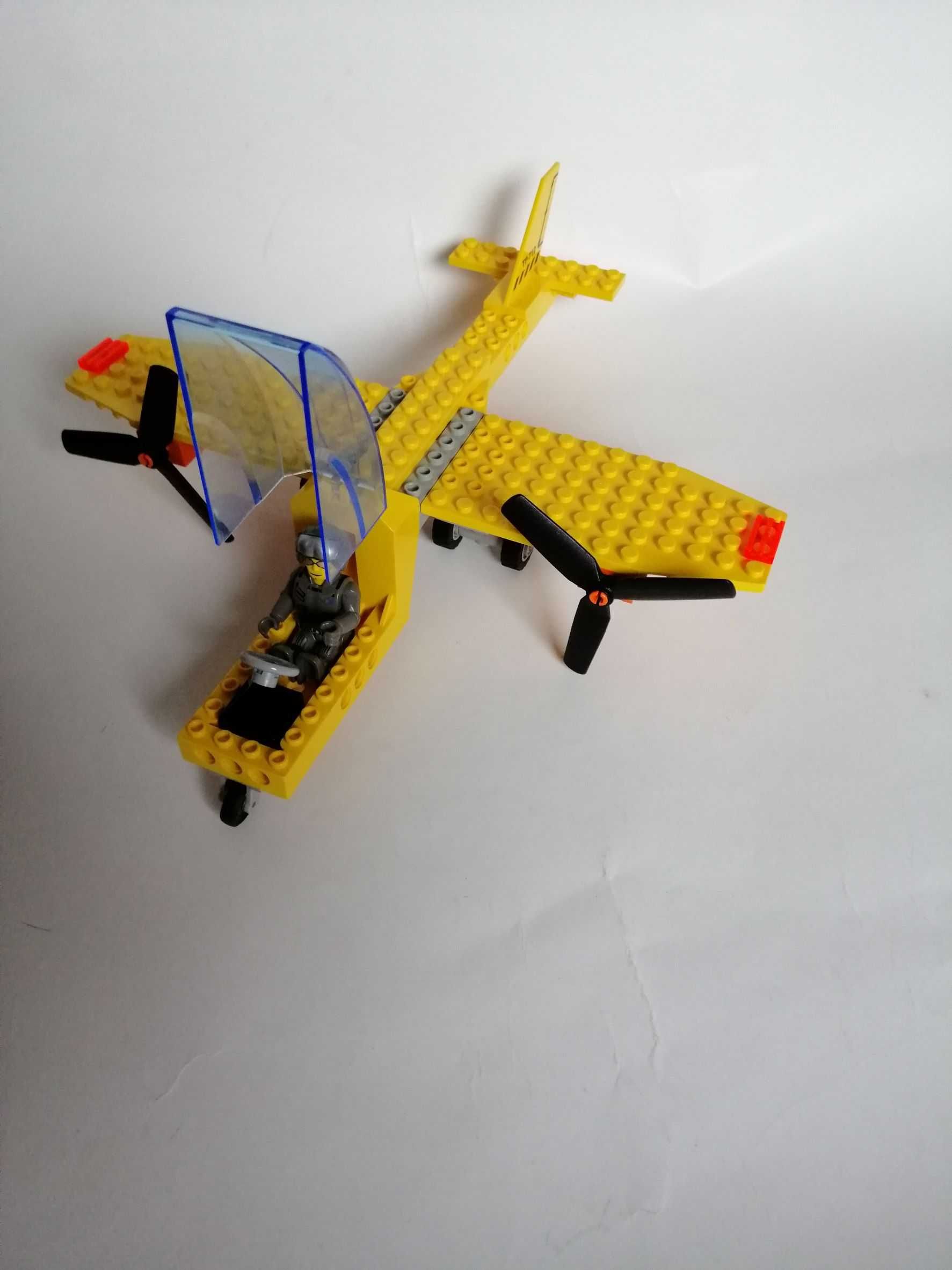 lego 4617 Jack Stone samolot żółty