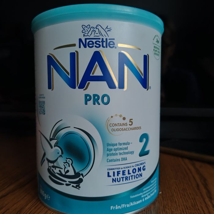 Nan Pro 2, 800 g, duża puszka, Nestle, mleko modyfikowane