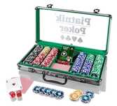 Piatnik Poker Alu-Case - 300 żetonów 14g Piatnik Piatnik pudełko,