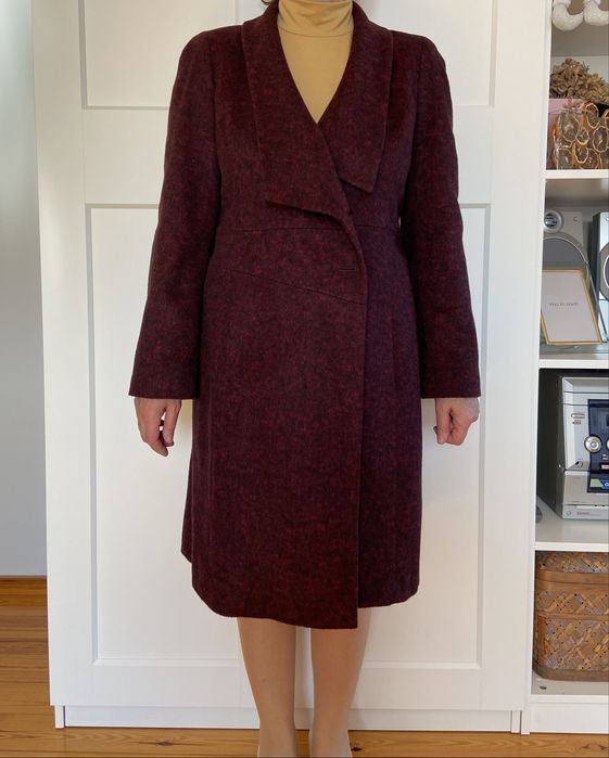 Elegancki płaszcz wełniany