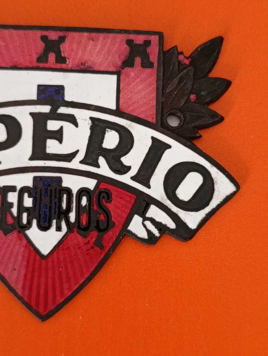Império Seguros Placa Esmaltada