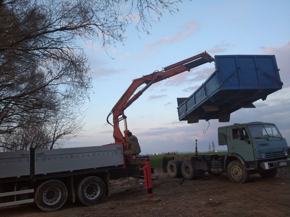 Послуги евакуатора маніпулятора екскаватора камази самоскиди маніту