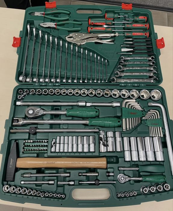 Набор инструментов Hans Tools 1/2" и 1/4" 158 предметов (TK-158V)