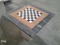Mesa de xadrez em pedra