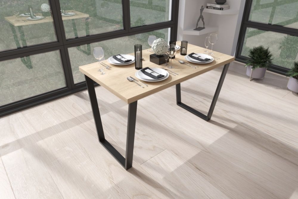 Stół Loft TRAPEZ V 120/70 Artisan Sonoma Lancelot Craft Wotan Halifax