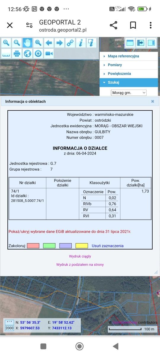 Działka na sprzedaż Gulbity