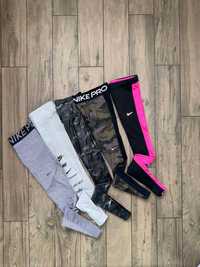 Жіночі спортивні лосіни довгі Nike Pro розмір XS -S, L