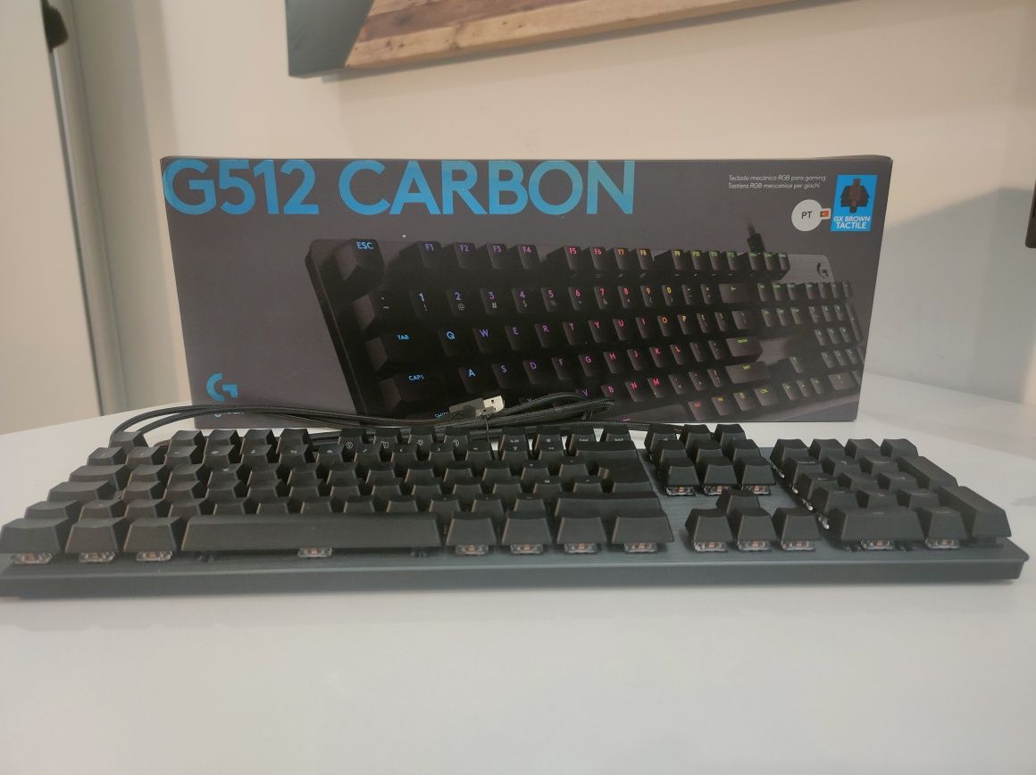 Logitech G512 Carbon mx brown layout PT-PT